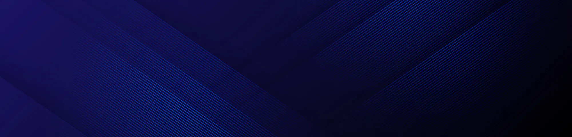 abstract blue banner with lines