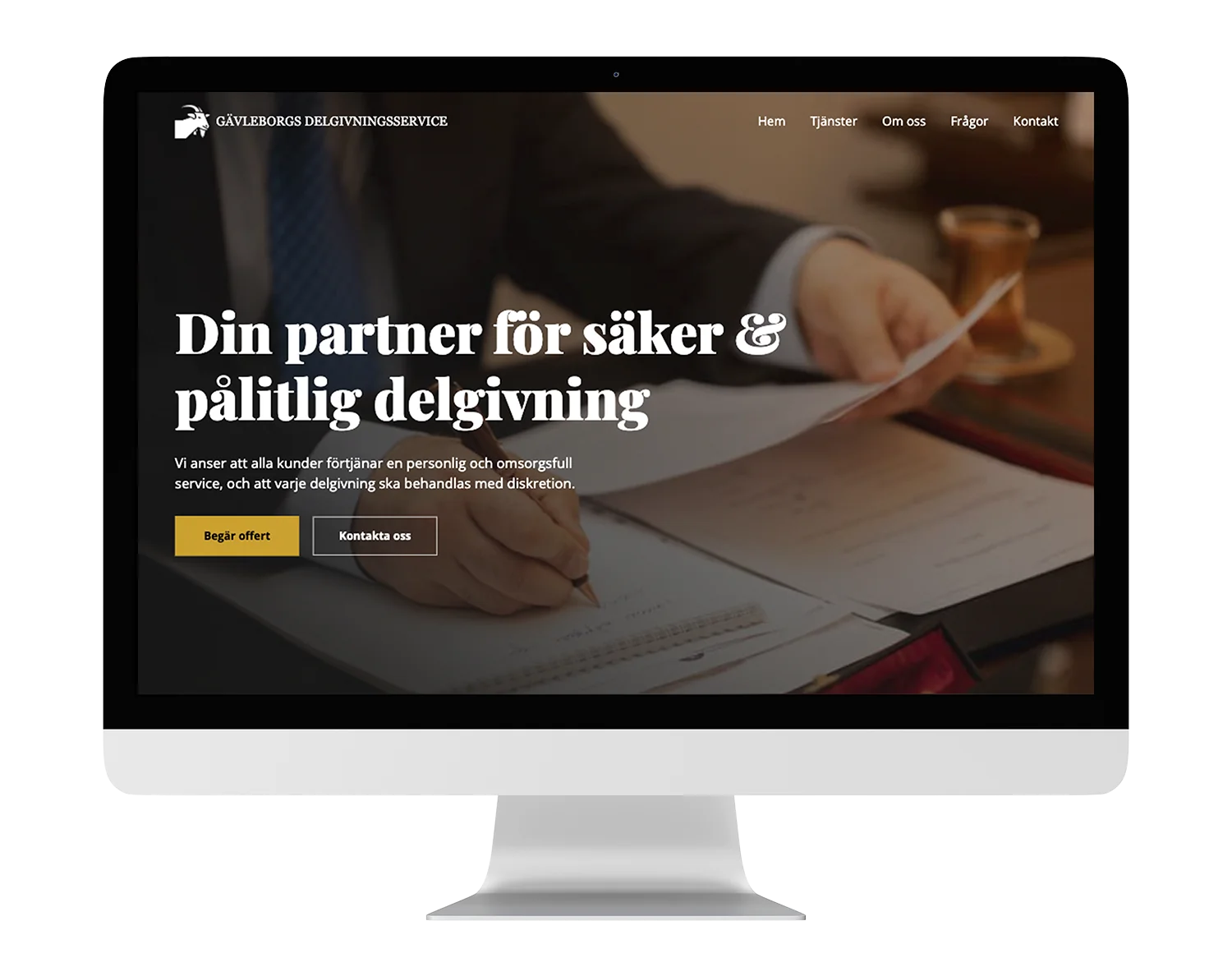 Bild på hemsida